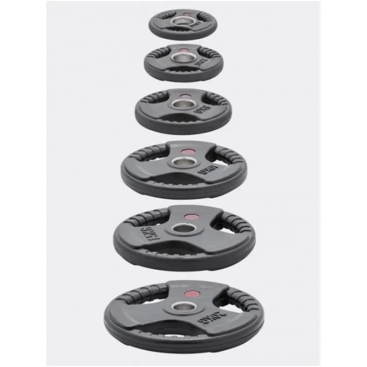 Olimpijski gumeni tegovi 3D 2x5kg