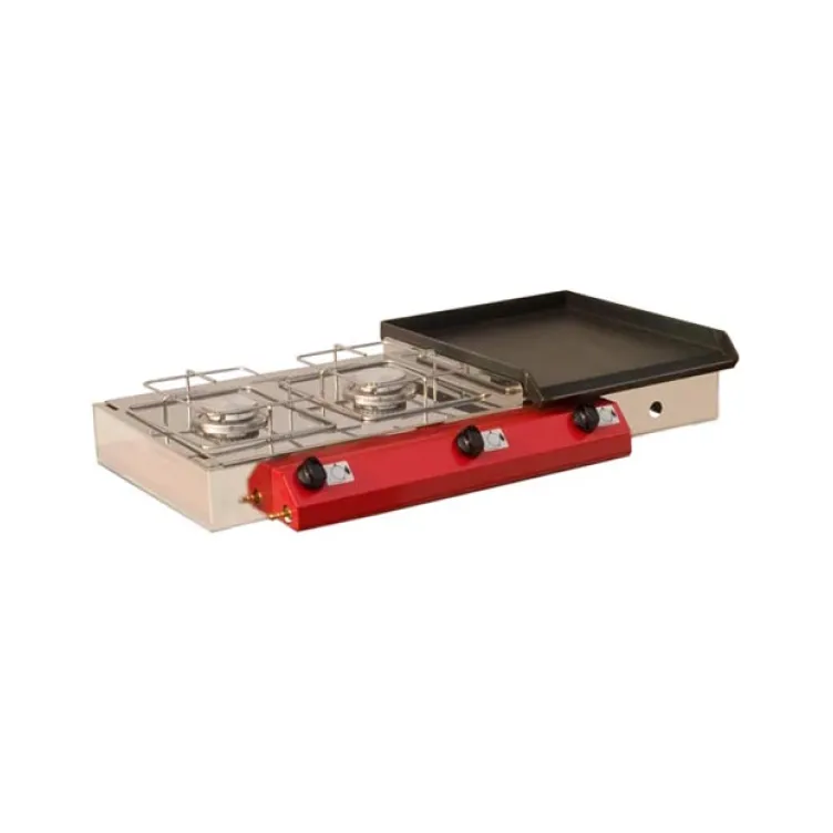 Roštilj na plin Camping 80K2 Fe ploče