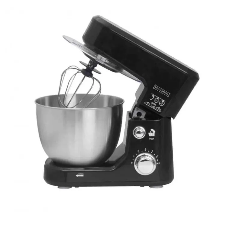 Robot planetarni mikser 1000w crni Royalty rlpkm700 Robot planetarni mikser 1000w crni Royalty rlpkm700