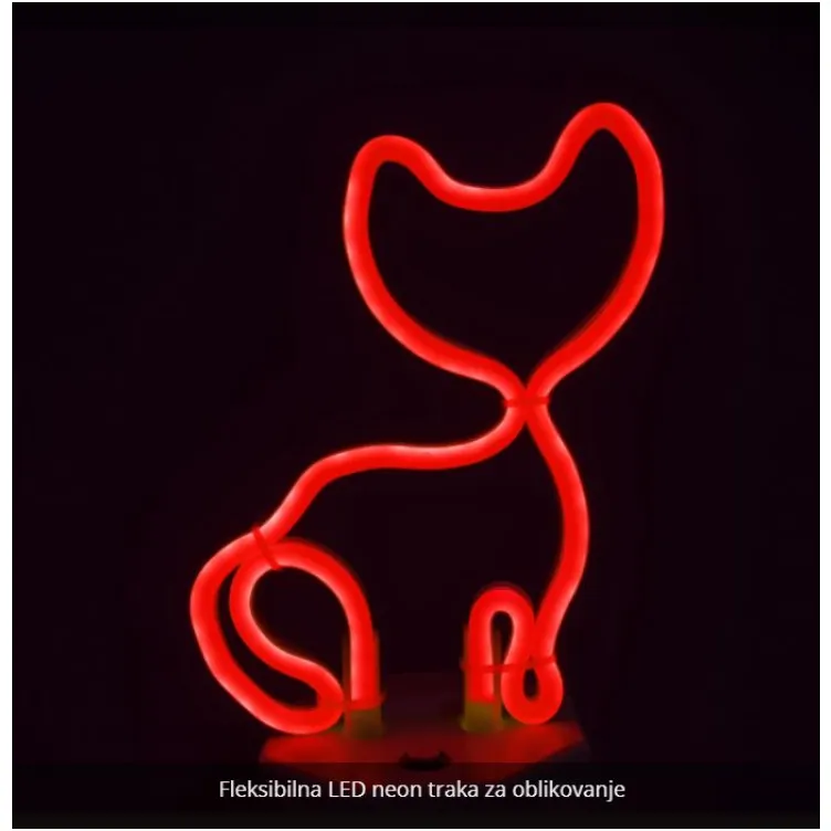 Fleksibilna LED neon traka za oblikovanje NFX075/RD