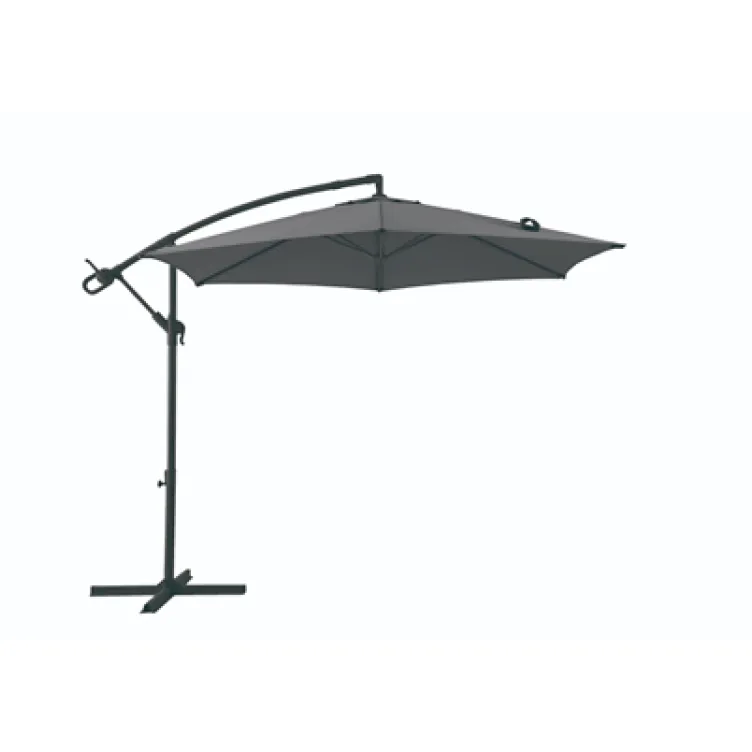 Suncobran viseći Aro 3 m tamno sivi 