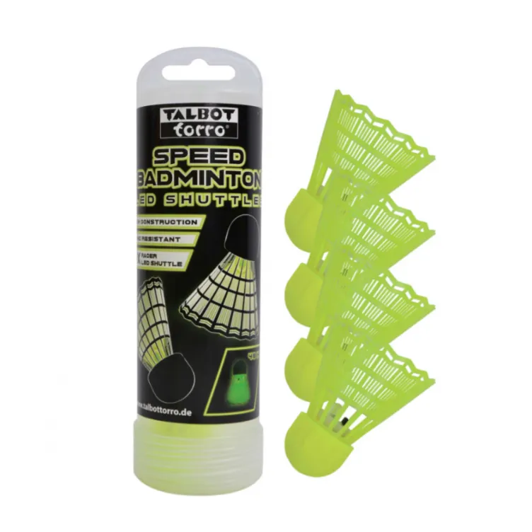 Loptice za badminton Torro 4 kom svetleće