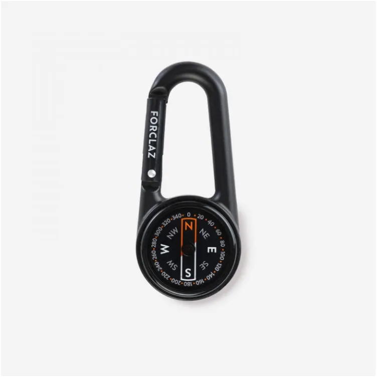 Kompas za orijentisanje sa kopčom crni 