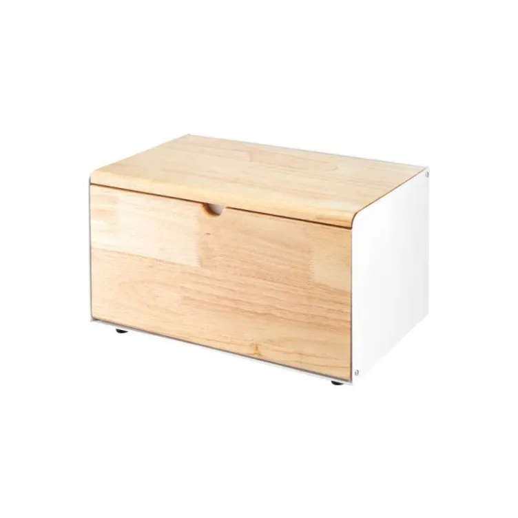 Kutija za hleb 35,5X21,5X19,5 cm bambus/metal 