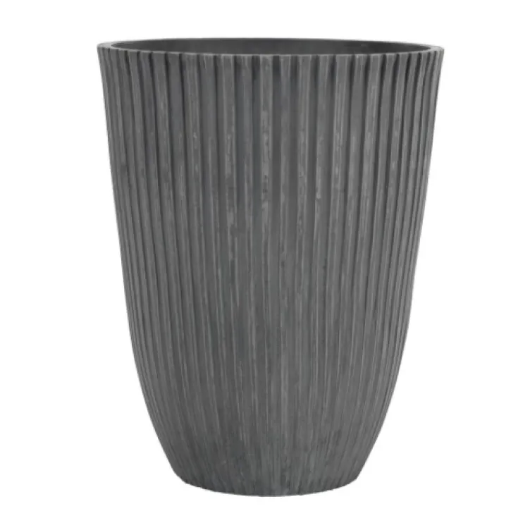 Saksija Kolosus 29x36cm plastična siva