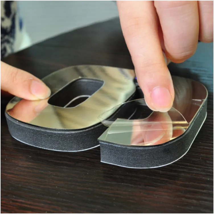 Zidni Sat samolepljivi 3D Crni T4309B 