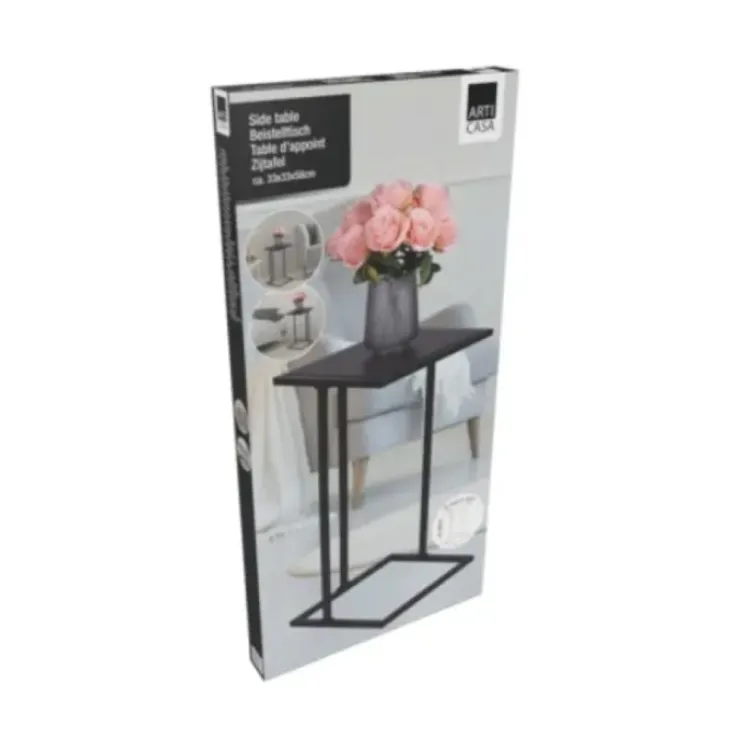 Stočić konzolni crni h58cm