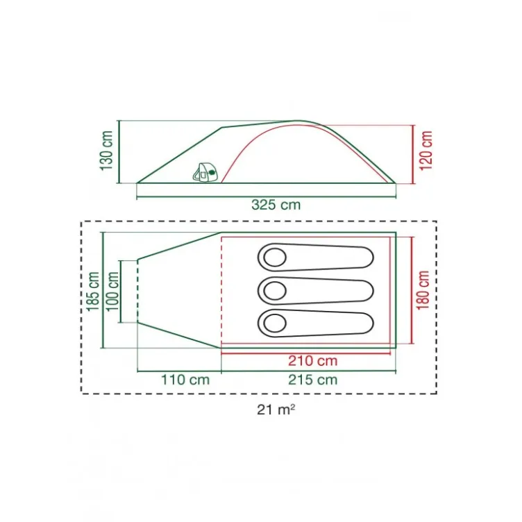 Šator Kobuk Valley 3 Plus Tent Coleman