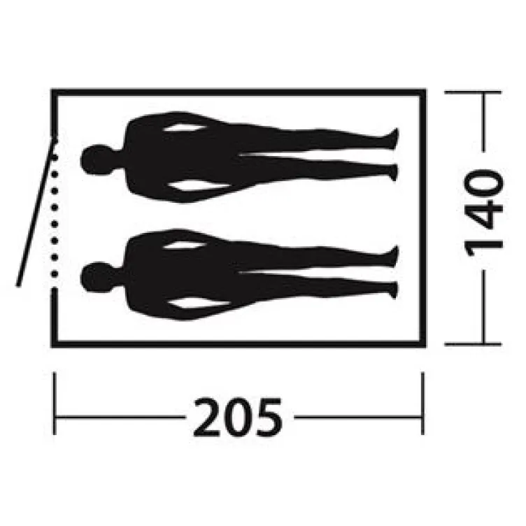 Šator za dve osobe Easy Camp Comet 200 Šator za dve osobe Easy Camp Comet 200