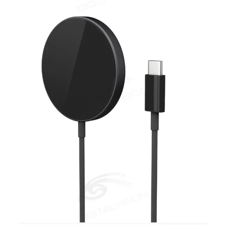 Bezicni punjac 15W crni 