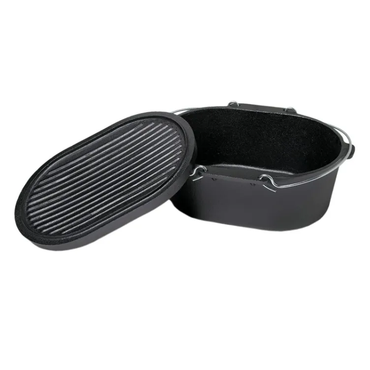 Livena posuda sa gril poklopcem 9l  Livena posuda sa gril poklopcem 9l