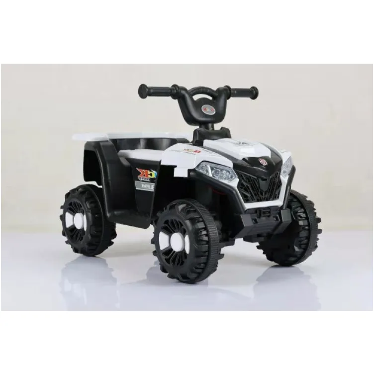 Dečiji Mini kvad srednje veličine na akumulator LED svetla Muzika SM24002B beli