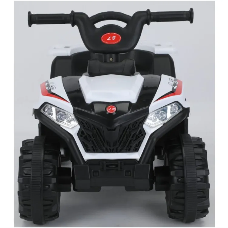 Dečiji Mini kvad srednje veličine na akumulator LED svetla Muzika SM24002B beli