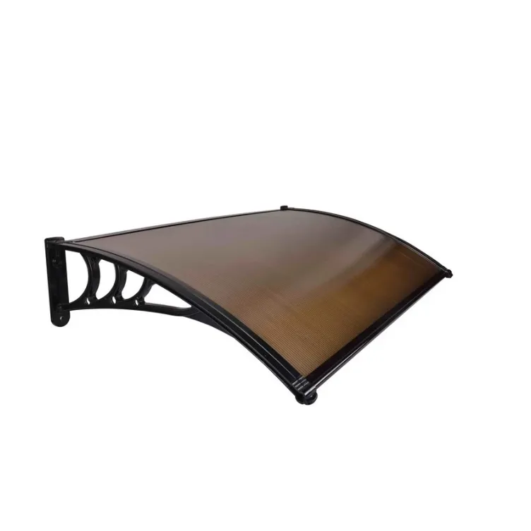 Nadstrešnica 150x100cm Crna Bronza 5mm Leksan