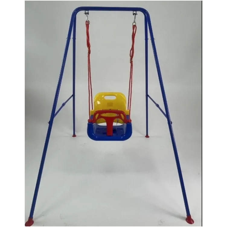 Ljuljaška za decu metalna 846 je idealna za igru u dvorištu ili parku. Izrađena od čvrstog metala, ova ljuljaška je izdržljiva i sigurna za upotrebu. Sa kombinacijom metala i plasticnih sedišta, pruža savršen balans između stabilnosti i udobnosti. Metalna konstrukcija pruža pouzdanu podršku dok deca ljuljaju napred-nazad sa osmehom na licu. Jednostavno se montira i lako se održava, čineći je praktičnim dodatkom za svako dvorište ili igralište. Sa kombinacijom sigurnosti, udobnosti i trajnosti, ova ljuljaška