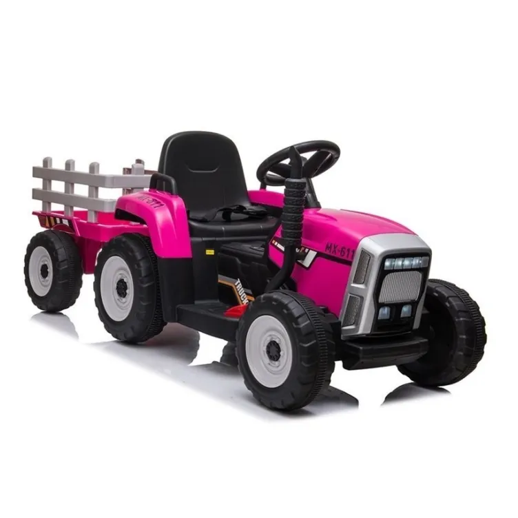 Dečiji traktori sa prikolicom 261 Pink 