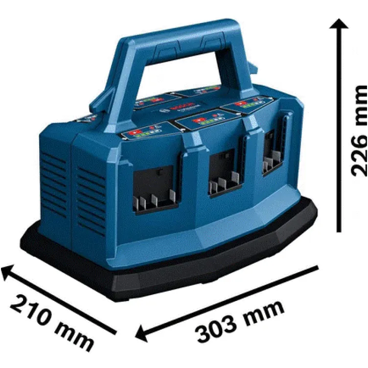 Bosch PUNJAČ ZA 6 BATERIJA 18V GAL 18V6-80