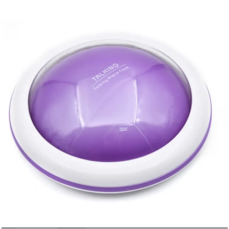 Digitalni sat-budilnik koji govori 820291 ljubičasti 