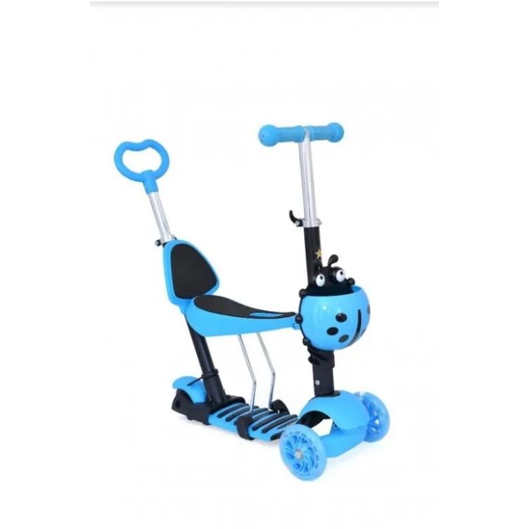 Trotinet 5u1 Bubamara za decu Plavi