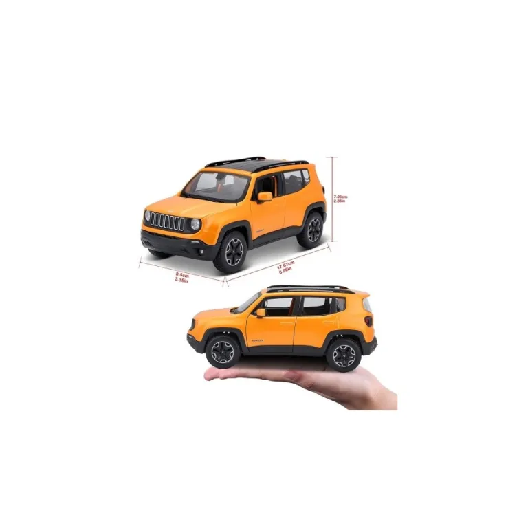 Rappelkist Auto Maisto 1:24 Jeep renegade oranž 072201 