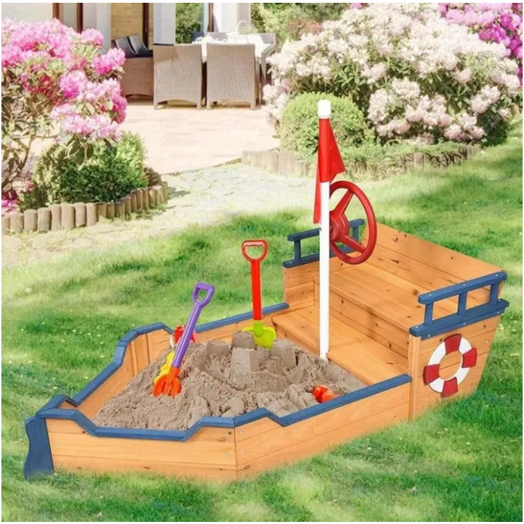 Dečiji Peskarnik u Obliku Gusarskog Broda