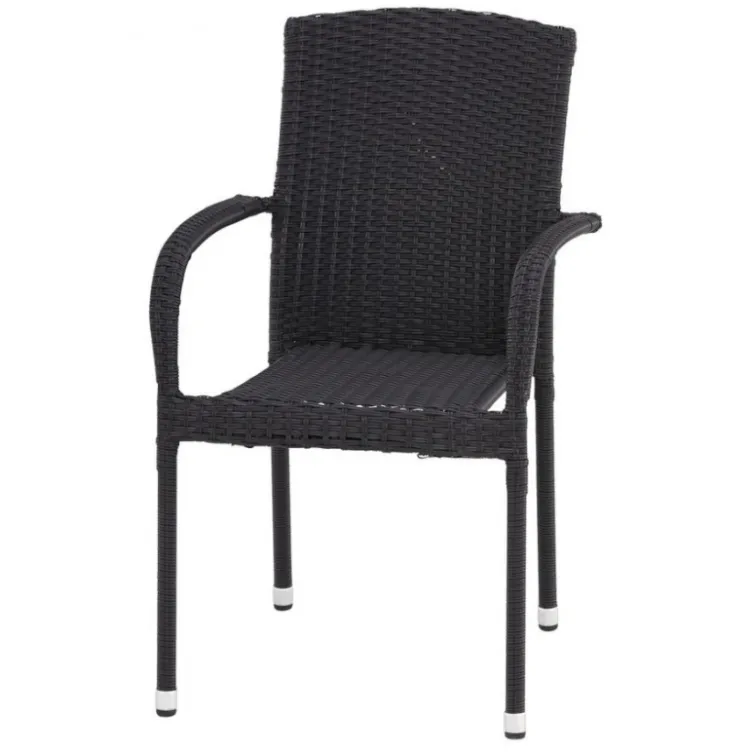 Baštenska stolica Hall crna 3700116