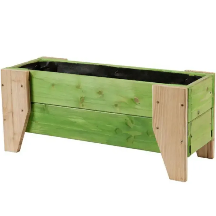 Žardinjera drvena 19x59x25cm zelena Žardinjera drvena 19x59x25cm zelena