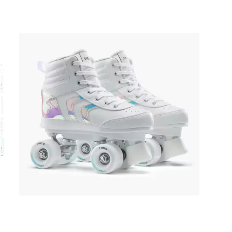 Oxelo rolšue za decu Quad 100 Bele 