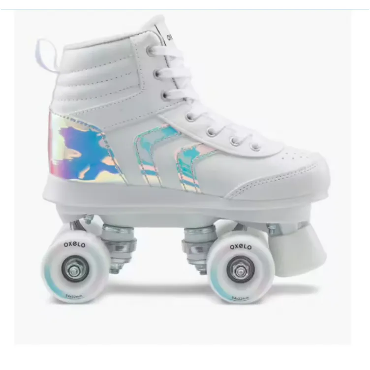 Oxelo rolšue za decu Quad 100 Bele 