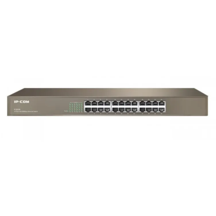 IP-COM F1024 LAN 24-Port 10/100M Base-T Ethernet ports Desktop or rack mount switch (alt=TEF1024D)