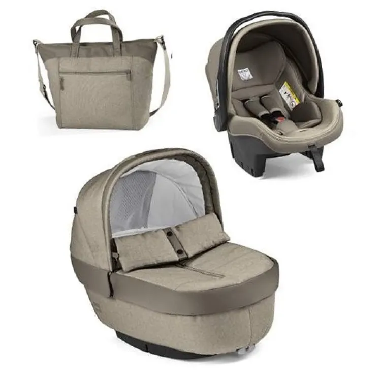 Set nosiljka, autosedište i torba Modular Elite Cream