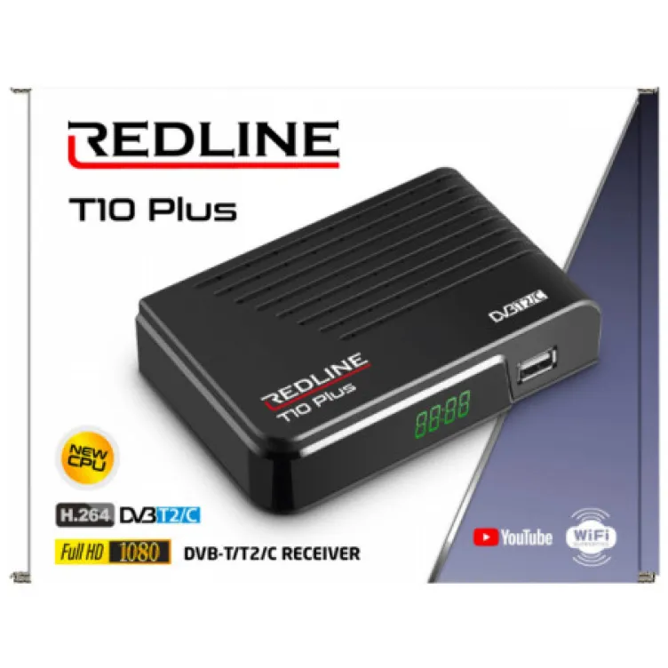 SET TOP BOX USB/HDMI/Scart, Full HD, H.264 ( DVB-T/T2/C ) Redline 