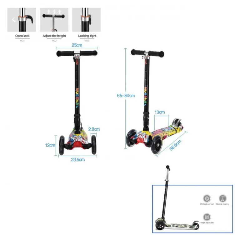 Trotinet Maxi 650 street art