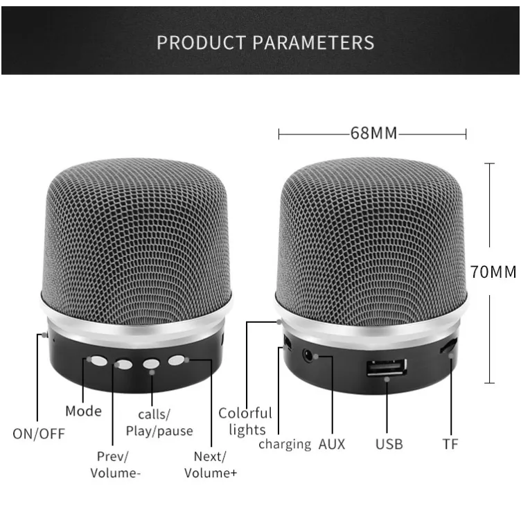 Bluetooth zvučnik Kettz BTK-790 V4.2 silver