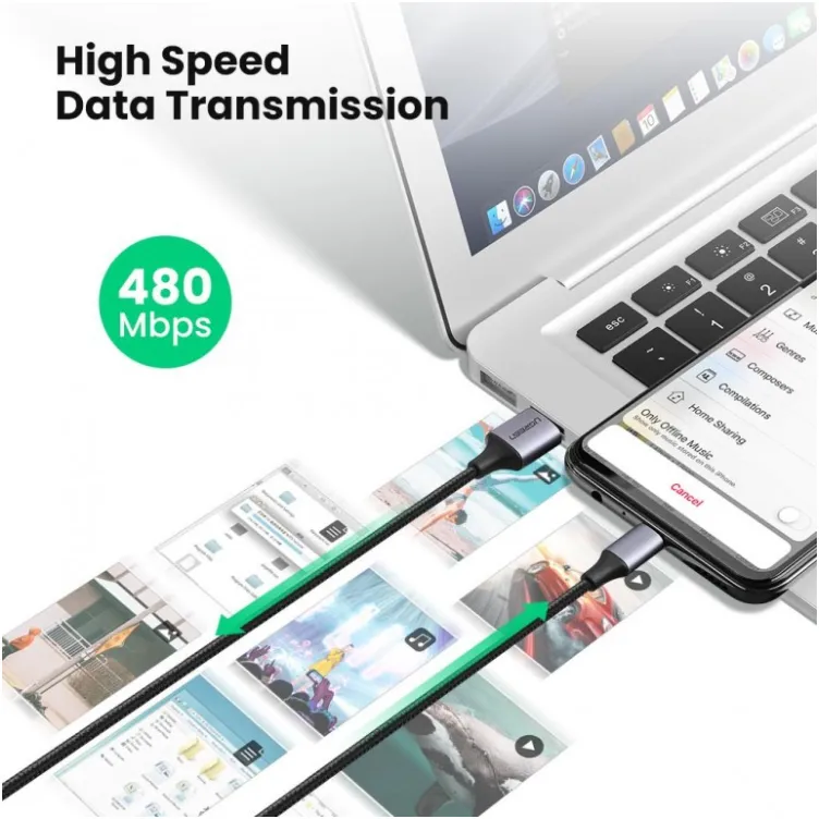 USB A 2.0 na mikro USB 2m US290 60148 Ugreen 
