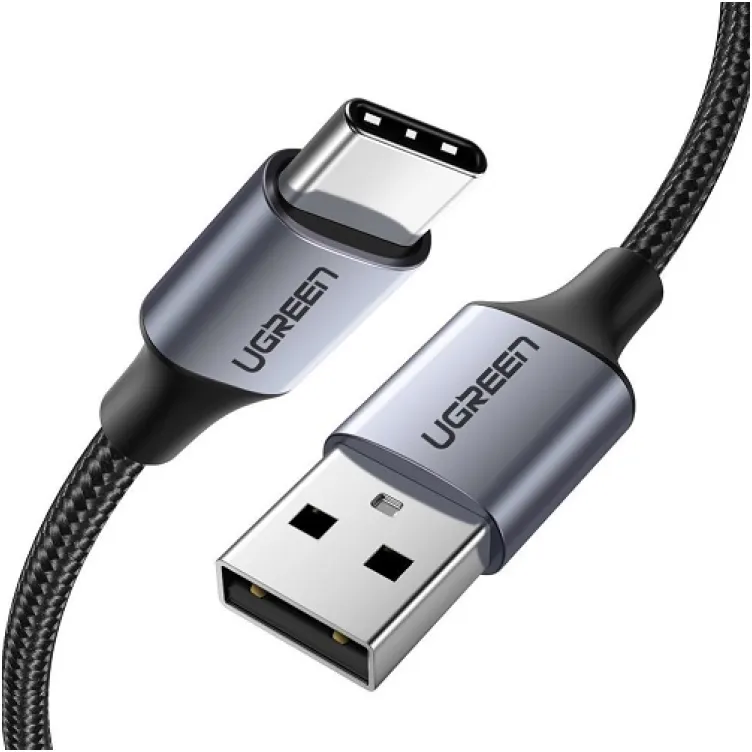 USB tip C M na USB 2.0 M kabl alu.3m gray 60408 Ugreen  USB tip C M na USB 2.0 M kabl alu.3m gray 60408 Ugreen