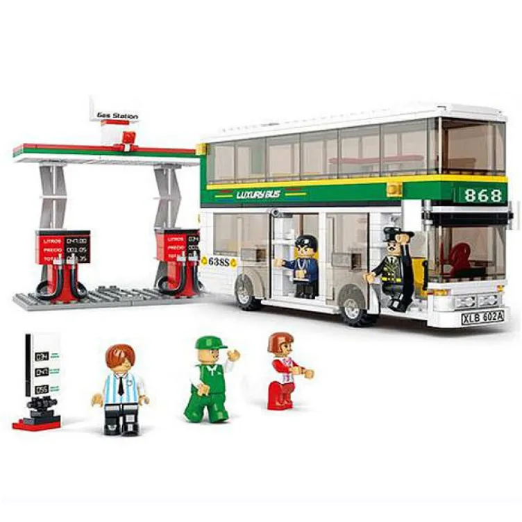 Sluban kocke dvospratni autobus