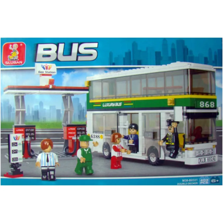 Sluban kocke dvospratni autobus