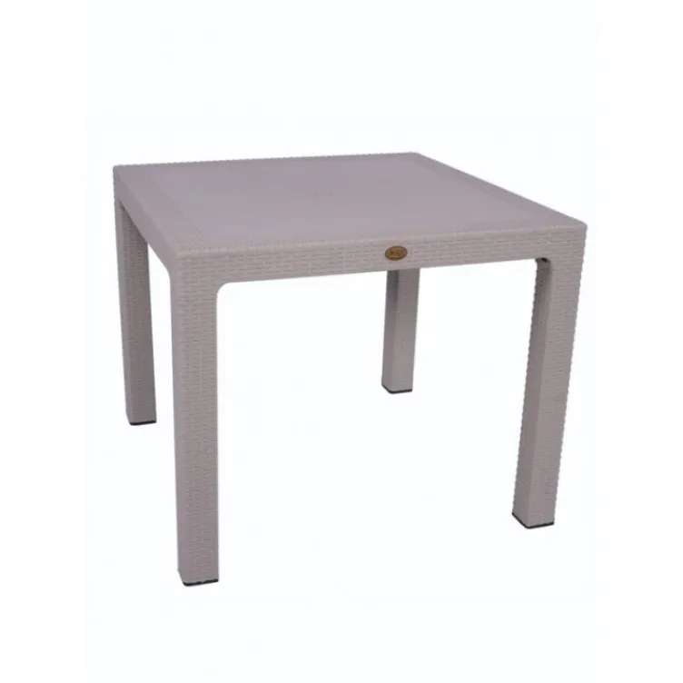 Bastenski set Bambu 4 stolice i sto 90x90 capuccino