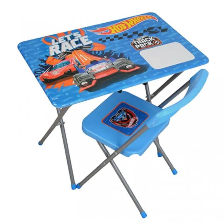 Sto i stolica za decu sklopivi Hot Wheels