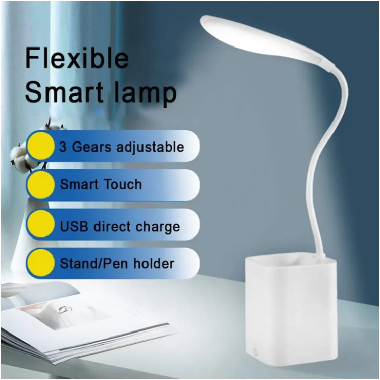 Stona lampa sa drzacem za olovke