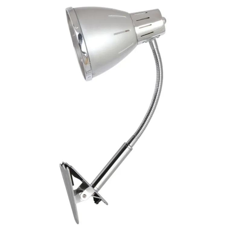 Stona lampa sa štipaljkom Elit srebrna EL7958