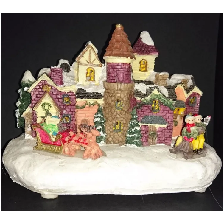 Svetleći Grad Sa Decom- Led