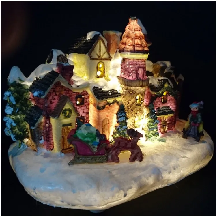 Svetleći Grad Sa Decom- Led