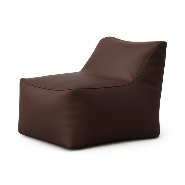 Lazy Bag fotelja eko koža tamno braon 