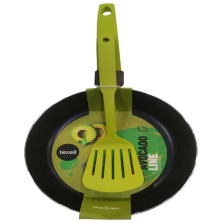 Tiganj duboki sa špatulom Texell Avocado  24cm TPA-D24