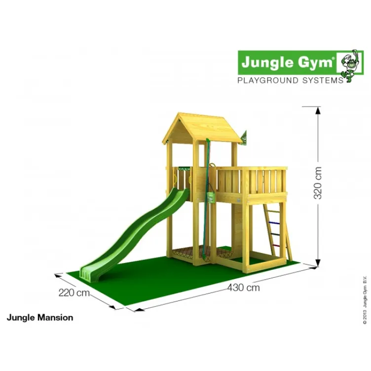 Toranj za decu sa toboganom Mansion