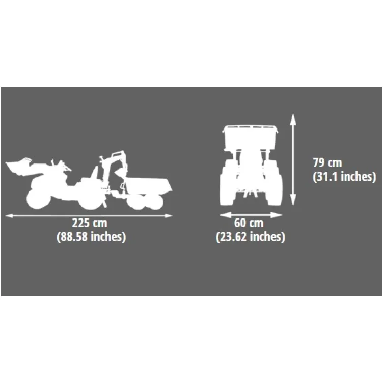 Traktor na pedale Falk Claas Axos 330