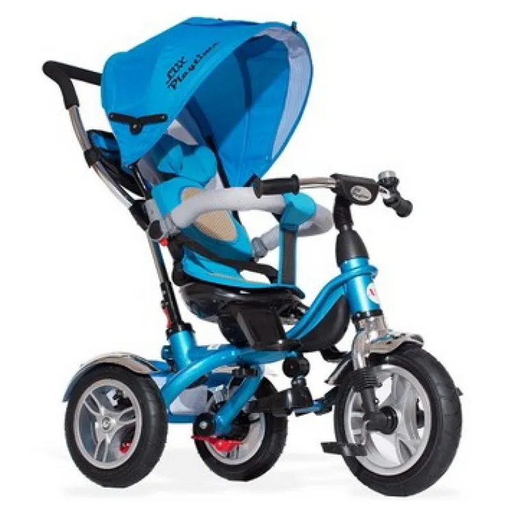 Tricikl 408 Playtime Lux sa rotirajućim sedištem plavi