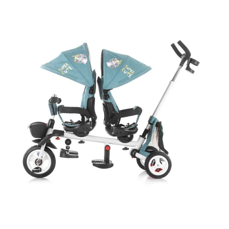 Tricikl za blizance Chipolino 2 Fun Ocean